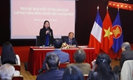 Vice President urges OVs in France to further contribute to bilateral ties